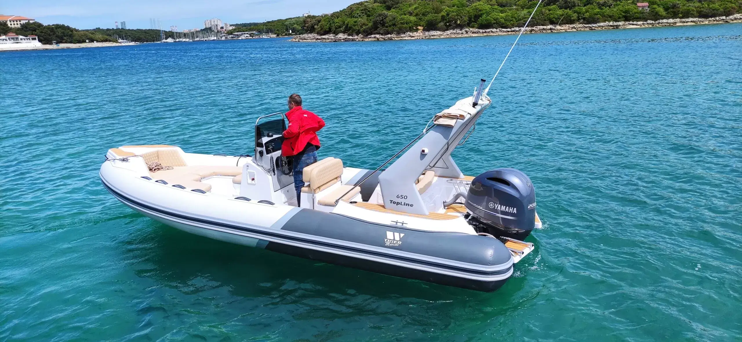 tiger-marine-650-topline-vir-boat-rental booking zadar